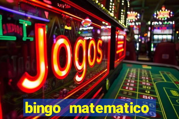 bingo matematico para ensino medio